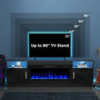 70inch TV STAND WITH FIREPLACE2
