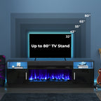 70inch TV STAND WITH FIREPLACE1